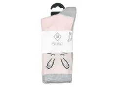 Mi Chaussette pour Fille Rose Claire TEX 6 Pièces