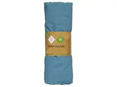 Drap Housse Bleu Coton Bio Tex Home 140x200 cm