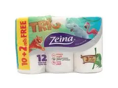 Papier Hygiénique Soft 3 Plis Zeina 10 Rouleaux