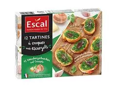 Canapés aux Escargots Escal 12 unités 150g