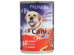 Bouchées pour Chien en Sauce au Bœuf Cani+ 410g
