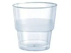 Lot de 10 Verres Cristal Transparents 250 ml