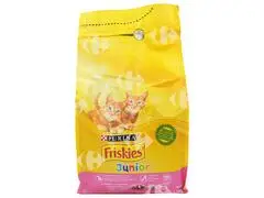 Croquettes au Poulet et Lait pour Chats Junior Friskies 1,5kg