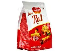 Mini-Roll Wafers Noisettes Lago 125g