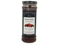 Confiture Quatre Fruits Sans Sucre Saint Dalfour 284g