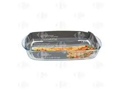 Plat à Four Rectangulaire en Verre 35x22cm Carrefour Home 1 unité