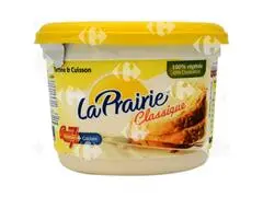 Margarine Barquette Ronde La Prairie Classique 500g