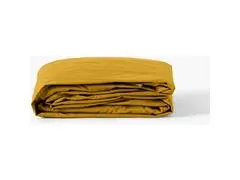 Drap Housse Jaune 100% Coton Tex Home 90x200 cm