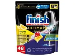 Pastilles Lave Vaisselle Ultimate All-in-One Citron Finish 48 Tablettes