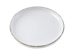 Assiette à Dessert en Porcelaine Ronde Grandola Blanche Kasa 19cm
