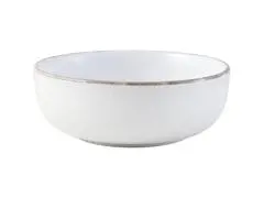 Assiette Creuse en Porcelaine Grandola Blanche Kasa 16cm