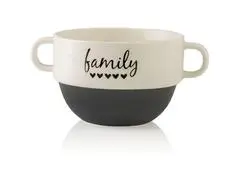 Bol en Porcelaine avec Manche Family Bleu Foncé Kasa 63cl