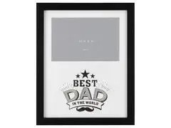 Cadre Rectangulaire "Meilleur Papa Du Monde" Kasa 25x20cm