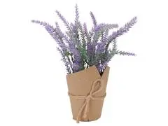 Pot Metal avec Plante Lavande Kasa