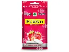 Sachet Chewing-Gum Fraise Flash 35g