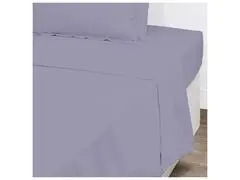 Drap Plat Lavande 100% Coton Tex Home 180x280 cm