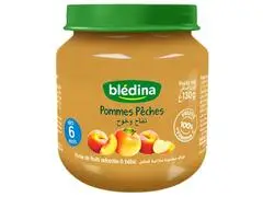 Compote Pommes Pêches Blédina 130g