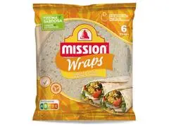 Tortillas Wraps Avoine Mission 6 unités 370g