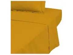 Drap Plat en Jaune Tex Home 180x280 cm