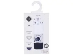 Culotte pour fille Navy TEX 4 pièces