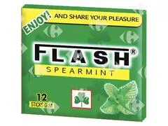Chewing-Gum Spearmint Premium Flash 12 unités