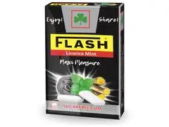 Chewing-Gum Reglisse Menthe Flip-Top Flash 25g