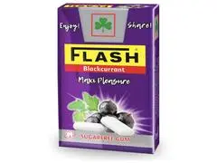Chewing-Gum Cassis Flip-Top Flash 25g
