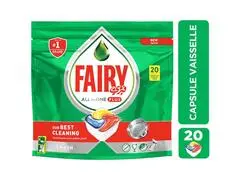 Pastilles Lave-vaisselle Tout-En-1 Plus Original Fairy 30 unités.