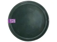 Assiette à Dessert Porcelaine Verte Gravée Alcobaça Kasa 19 cm