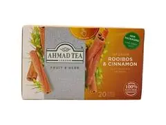 Thé Aromatisé en Sachets Rooibos Et Cannelle Ahmad Tea 20 unités