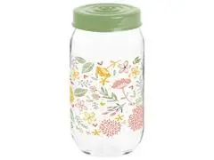 Bocal en Verre Décoré Botanique 1L
