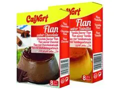 Lot Flans Vanille + Chocolat Calnort