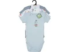 Lot 3 Bodies Manches Courtes Bébé Denim