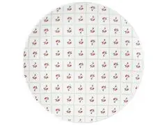 Assiette à Dessert en Porcelaine Blanche Fleurs Kasa 19 cm