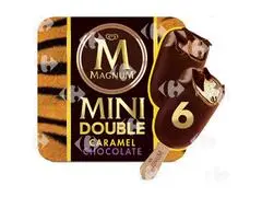 Pack Mini Bâtonnets Glacés Chocolat Caramel Magnum 6x60ml