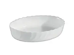 Plat à Four en Porcelaine Oval Luminarc 22×16cm