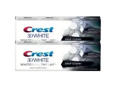 Pack de 2 Dentifrices Crest Charbon Actif 75ml