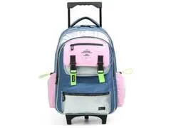 Sac à Dos à Roulette pour Ecole en Bleu
