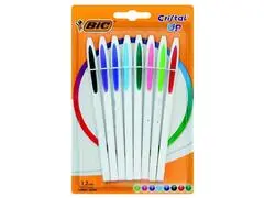 Stylo à Bille Cristal up assortis 8 unités BIC