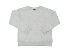 Sweat pour Femme Manches Longues Uni Gris Tex