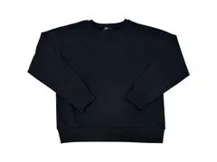 Sweat pour Femme Manches Longues Uni Noir Tex