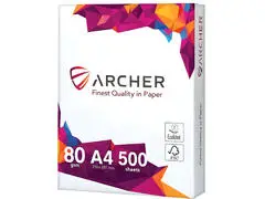 Ramette de Papier Laser Archer A4 80 g