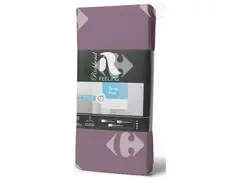 Drap Plat en Microfibre Violet 100% Cotonelle Richbond 240x270cm.