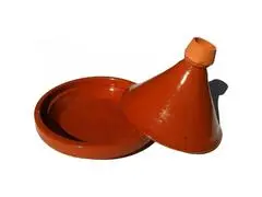 Tajine en Terre Cuite Rouge 25cm