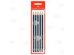 Crayon graphite Goldfaber Faber Castell HB 5 unités
