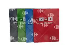 Cahier Travaux Pratiques Piqué 17x22cm 10x10mm Ancor 96 pages
