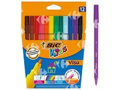 Feutre De Coloriage Visa Bic Couleurs Assorties BIC 12 unités