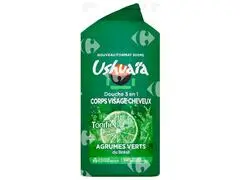 Gel Douche 3 en 1 Agrumes Verts Ushuaia 300ml