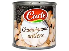 Conserve de Champignons Entiers Carle 200g