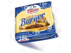 Tranches de Fromage Fondu Hamburger Or Blanc 200g